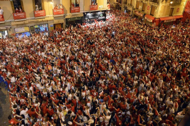 Imágenes del Pobre de mí de San Fermín 2017