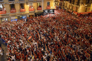 Imágenes del Pobre de mí de San Fermín 2017