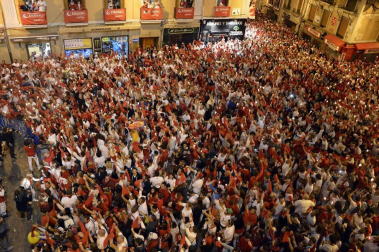 Imágenes del Pobre de mí de San Fermín 2017