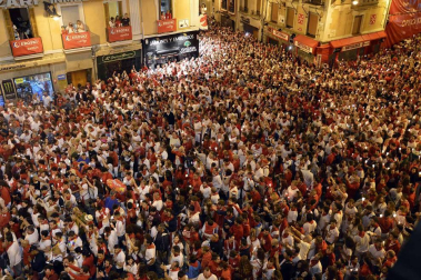 Imágenes del Pobre de mí de San Fermín 2017