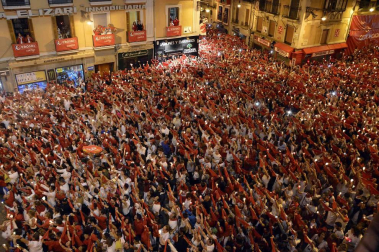 Imágenes del Pobre de mí de San Fermín 2017
