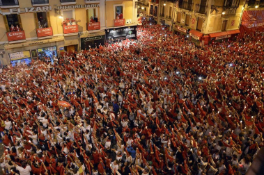 Imágenes del Pobre de mí de San Fermín 2017