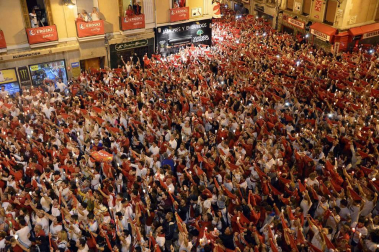 Imágenes del Pobre de mí de San Fermín 2017