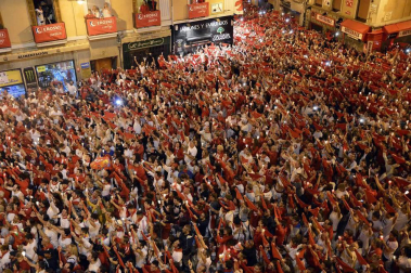 Imágenes del Pobre de mí de San Fermín 2017