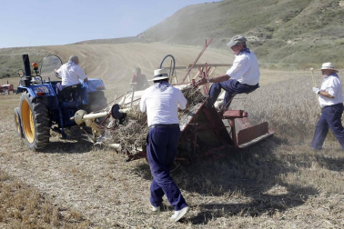 Miranda de Arga es un pueblo de tradición agrícola, pero hoy sólo seis vecinos se dedican en exclusiva a esta actividad. La localidad celebró ayer la XVIII edición de su Día del Mundo Rural para preservar una forma de trabajar de siglos.