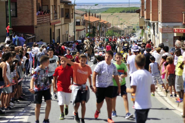 Fiesta de la trashumancia en el Día de la Vaca Brava en Larraga