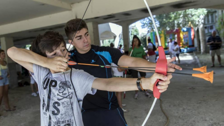 Imágenes del día de niño de las fiestas de Puente la Reina