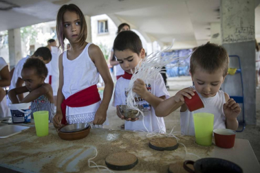 Imágenes del día de niño de las fiestas de Puente la Reina