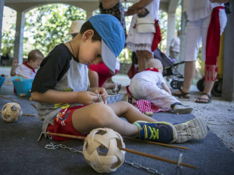 Imágenes del día de niño de las fiestas de Puente la Reina