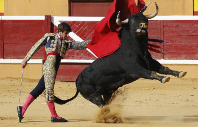 La Plaza de Toros de Tudela acogió la segunda jornada de la Feria del Toro con motivo de las fiestas patronales. Torearon el navarro Javier Marín, Francisco Rivera Ordóñez y el francés Juan Bautista. Los diestros salieron por la puerta grande.