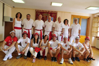 El cohete da inicio a las fiestas de San Martín de Unx 2017