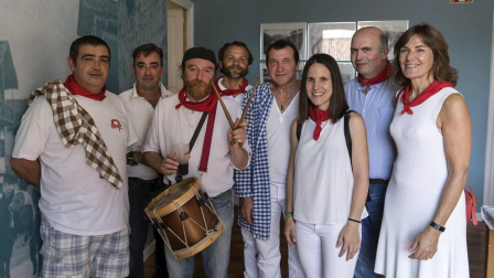 Fotogalería del cohete de inicio de las fiestas patronales de Bera
