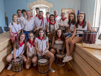 Fotogalería del cohete de inicio de las fiestas patronales de Bera