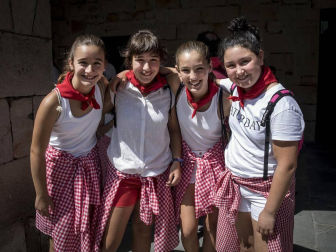Fotogalería del cohete de inicio de las fiestas patronales de Bera