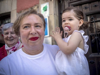 Fotogalería del cohete de inicio de las fiestas patronales de Bera