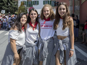Fotogalería del cohete de inicio de las fiestas patronales de Bera
