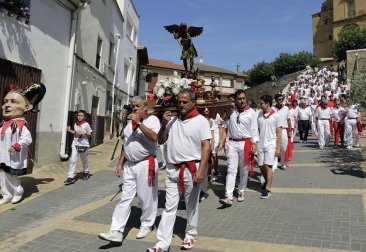Imágenes del Día grande las fiestas de Larraga.