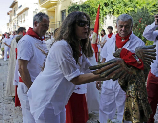 Imágenes del Día grande las fiestas de Larraga.