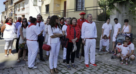 Imágenes del Día grande las fiestas de Larraga.