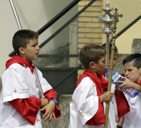 Imágenes del Día grande las fiestas de Larraga.