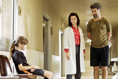Imágenes de 'Alegría, tristeza, miedo, rabia', que se está rodando en Navarra.