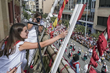 Imágenes de la jornada infantil, que incluyó una ofrenda floral.