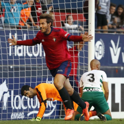 Encuentro de pretemporada disputado el viernes 11 de agosto de 2017 en el estadio de El Sadar.