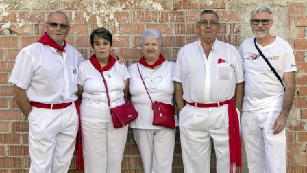 El chupinazo de fiestas de Aoiz en imágenes
