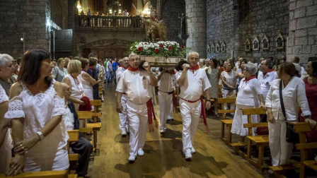 Día grande de las fiestas de Aoiz en honor a San Miguel