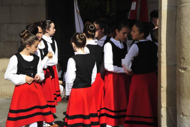 Imágenes del día grande de las fiestas de Tafalla, en honor a la Virgen de la Asunción.