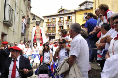 Imágenes del día grande de las fiestas de Tafalla, en honor a la Virgen de la Asunción.