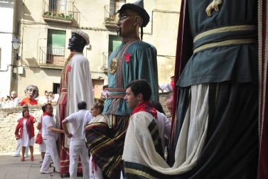 Imágenes del día grande de las fiestas de Tafalla, en honor a la Virgen de la Asunción.