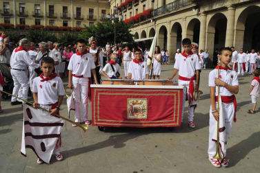 Imágenes del día grande de las fiestas de Tafalla, en honor a la Virgen de la Asunción.