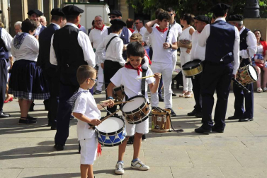 Imágenes del día grande de las fiestas de Tafalla, en honor a la Virgen de la Asunción.