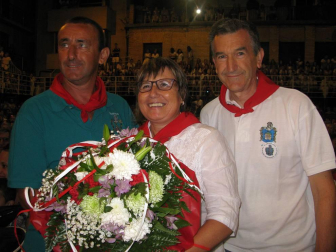 Imágenes de la procesión de San Roque y el Paloteado de las fiestas de Murchante