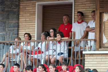 Imágenes de la procesión de San Roque y el Paloteado de las fiestas de Murchante