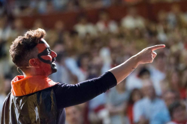 Imágenes de la procesión de San Roque y el Paloteado de las fiestas de Murchante