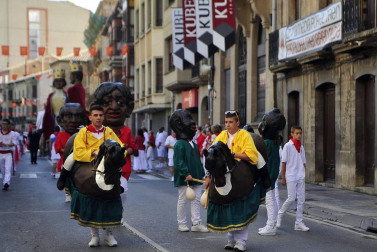 Imágenes del día de San Sebastián de las fiestas de Tafalla