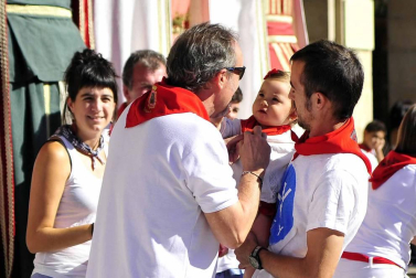 Imágenes del encierro y de diversos actos de la jornada dedicada a los niños.