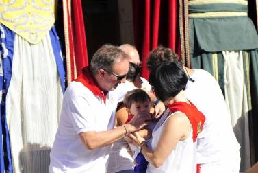 Imágenes del encierro y de diversos actos de la jornada dedicada a los niños.
