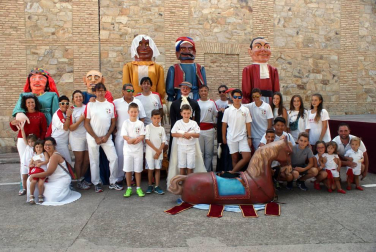 Imágenes del cohete de las fiestas de Tulebras