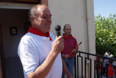 Imágenes del cohete de las fiestas de Tulebras