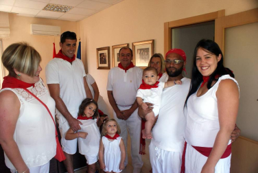 Imágenes del cohete de las fiestas de Tulebras