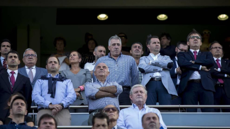 Imágenes del partido en El Sadar