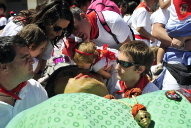 Imágenes de este acto en el último día de fiestas.