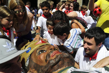 Imágenes de este acto en el último día de fiestas.