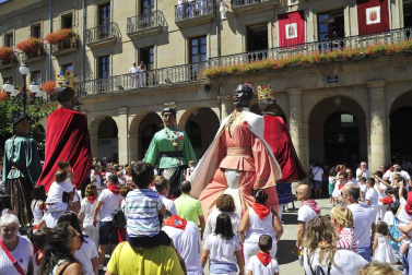 Imágenes de este acto en el último día de fiestas.