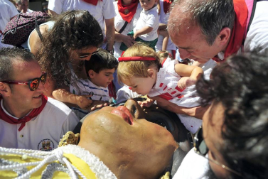 Imágenes de este acto en el último día de fiestas.