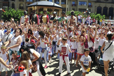 Imágenes de este acto en el último día de fiestas.