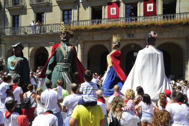 Imágenes de este acto en el último día de fiestas.